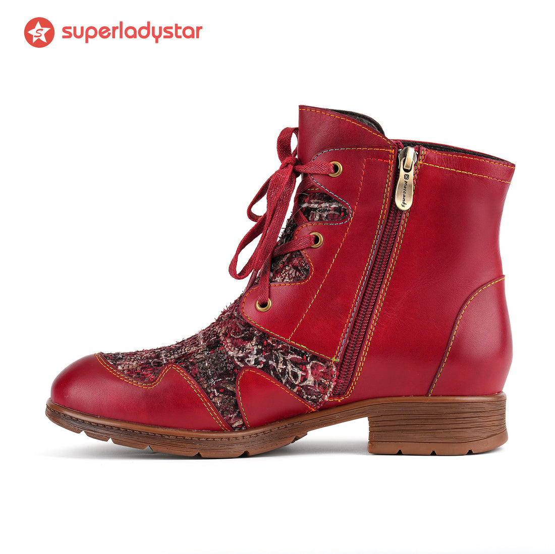 Scarlet Charm Tweed Boots(Pre-order)