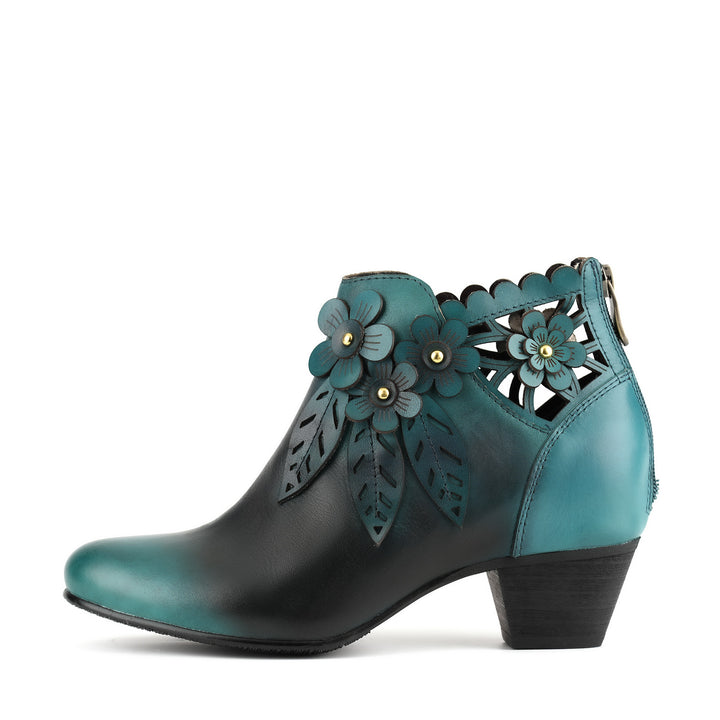 Botines florales Blooming Elegance