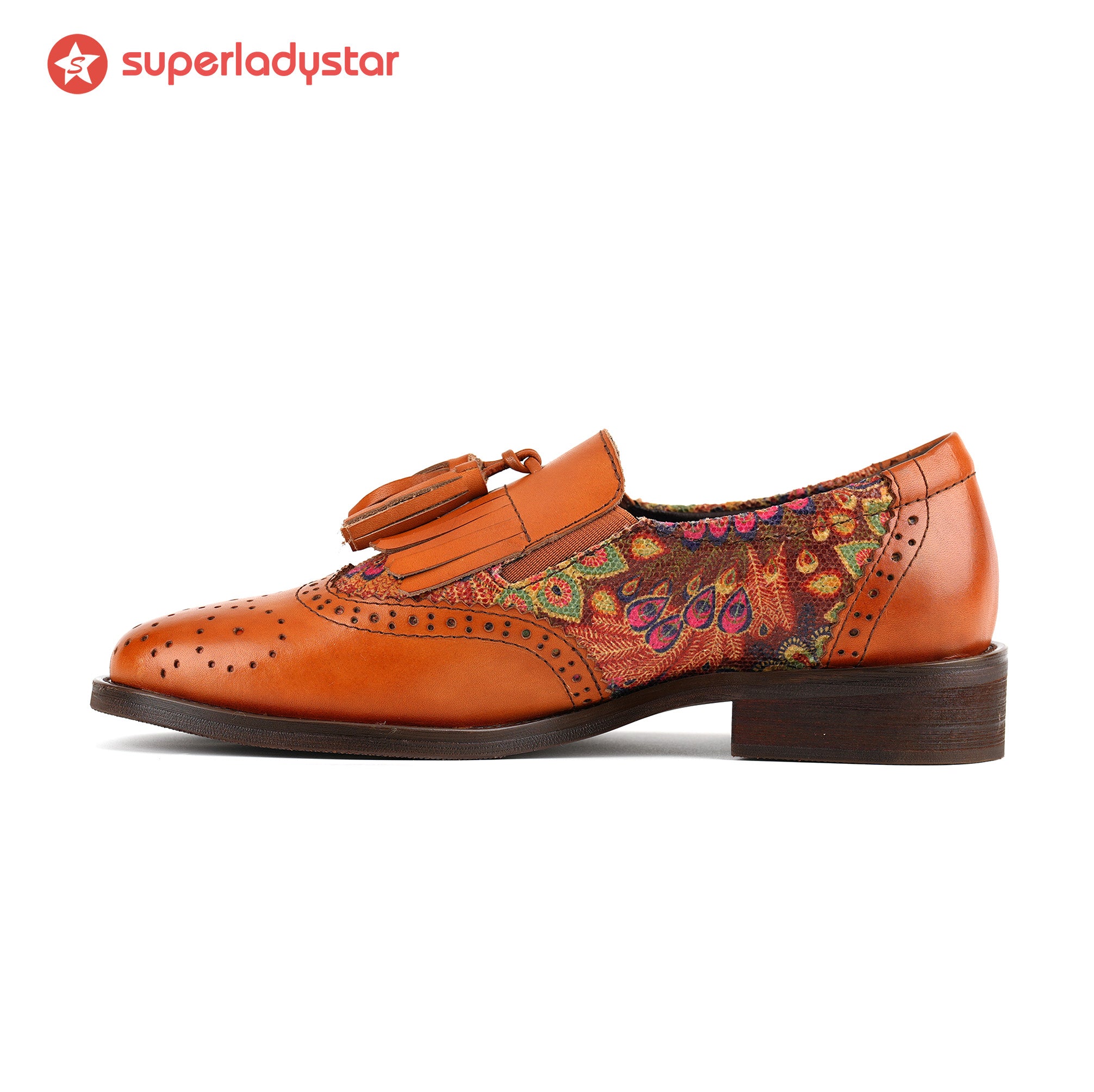 Sunset Flora Nappel Flat Shoes