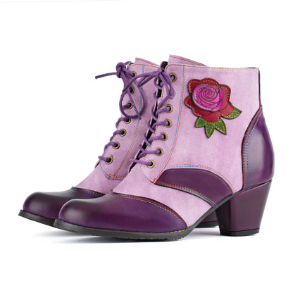Violet Rose Ankle Boots