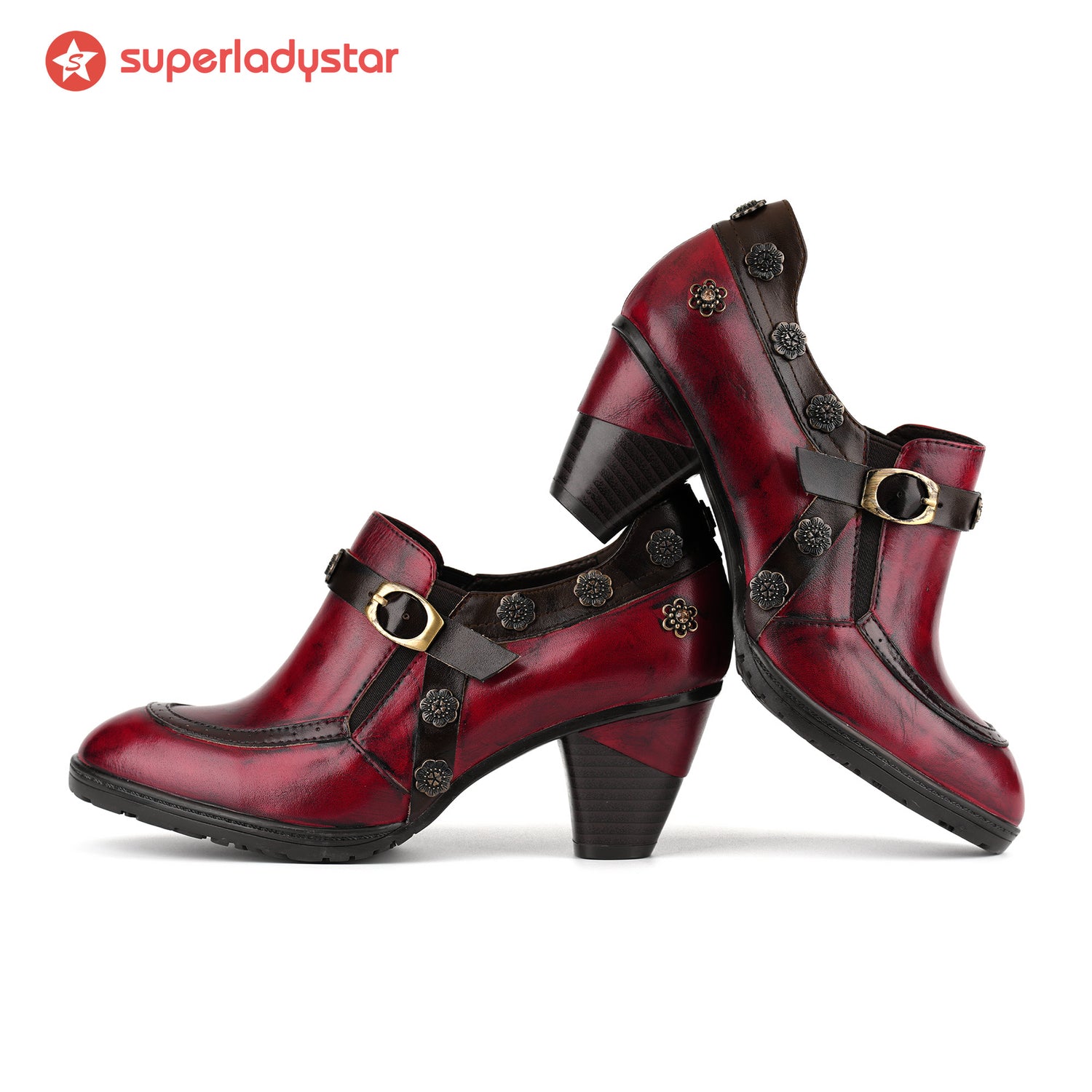 Vintage Elegant Heeled Pumps