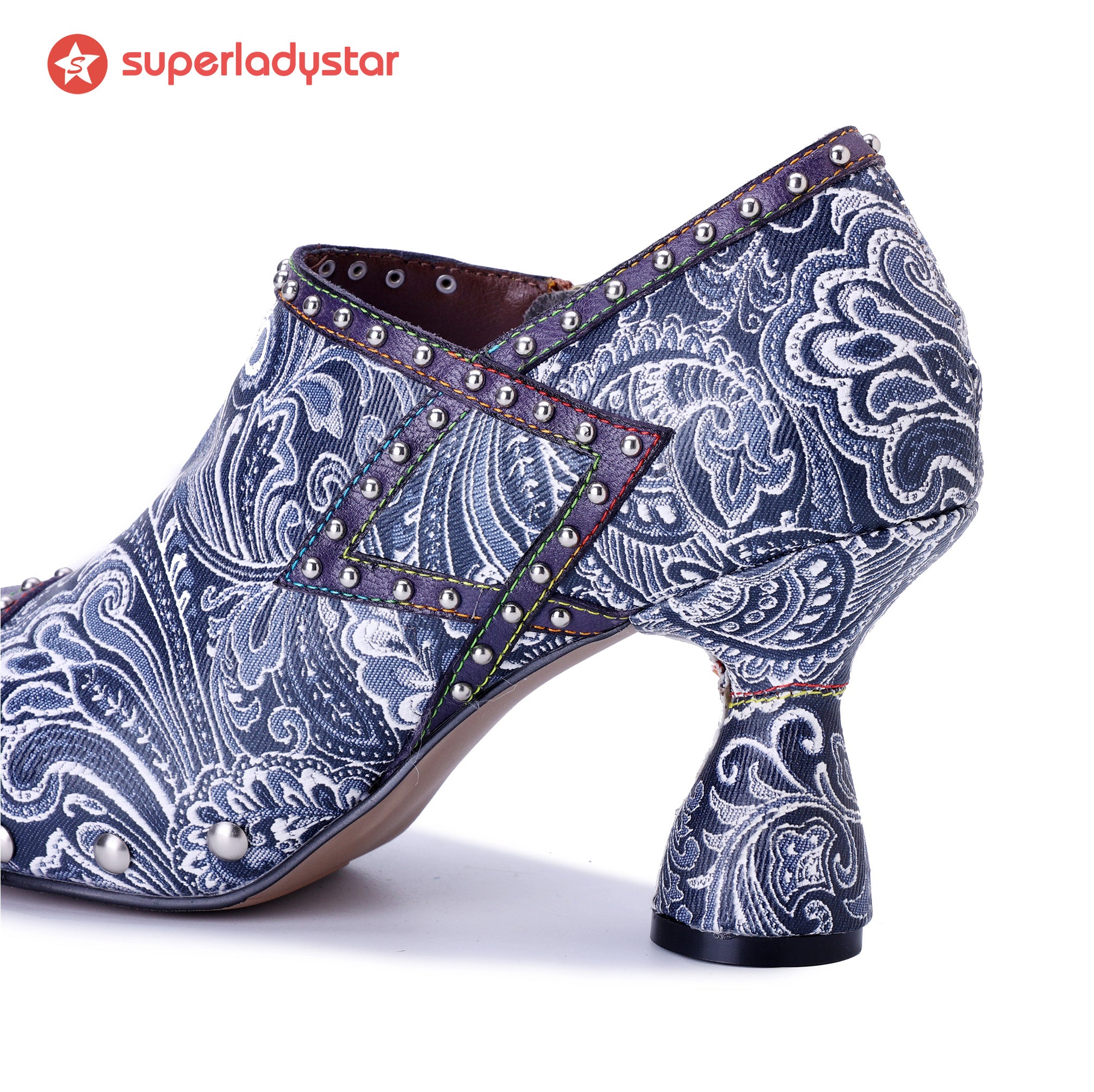 Indigo Grace Heeled Pumps