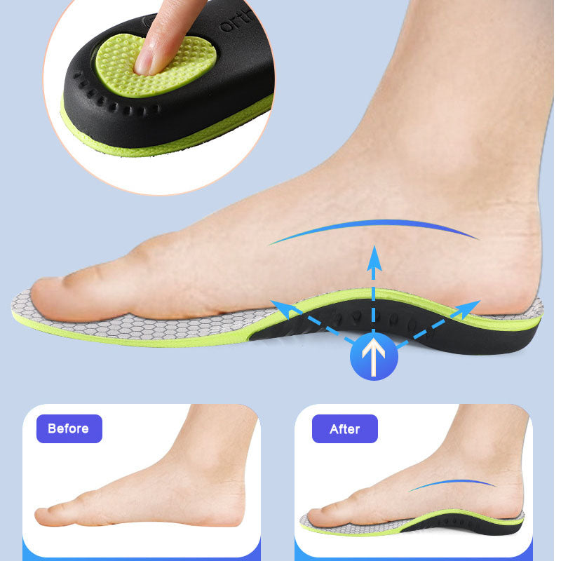 Honeycomb Silicone Arch Support Comfort Sports Insoles