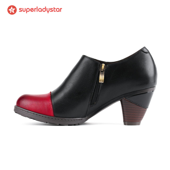 Retro Boho Floral Charm Pumps