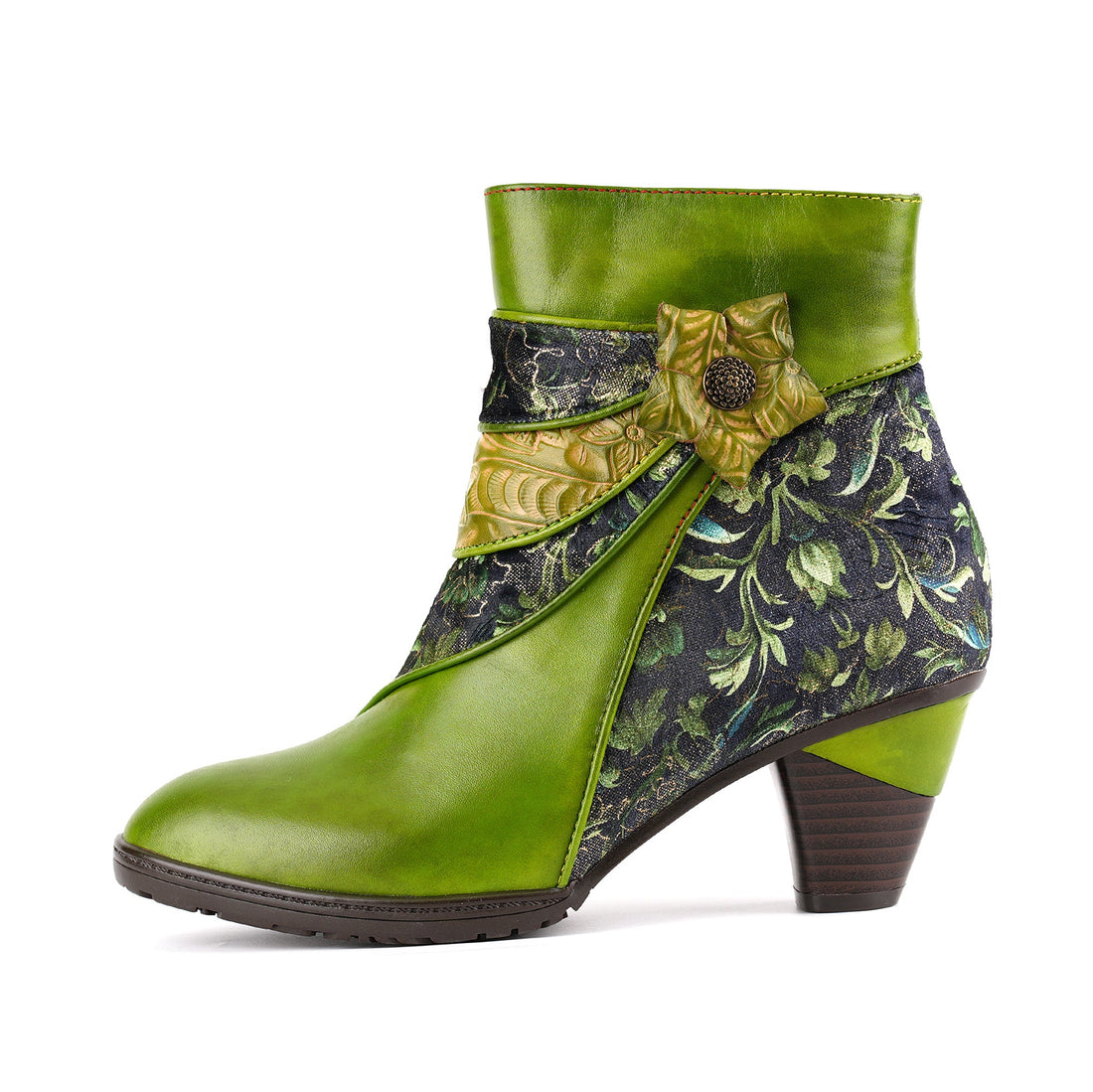Handgefertigte Nature Bloom Stiefeletten