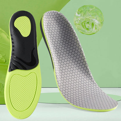 Honeycomb Silicone Arch Support Comfort Sports Insoles