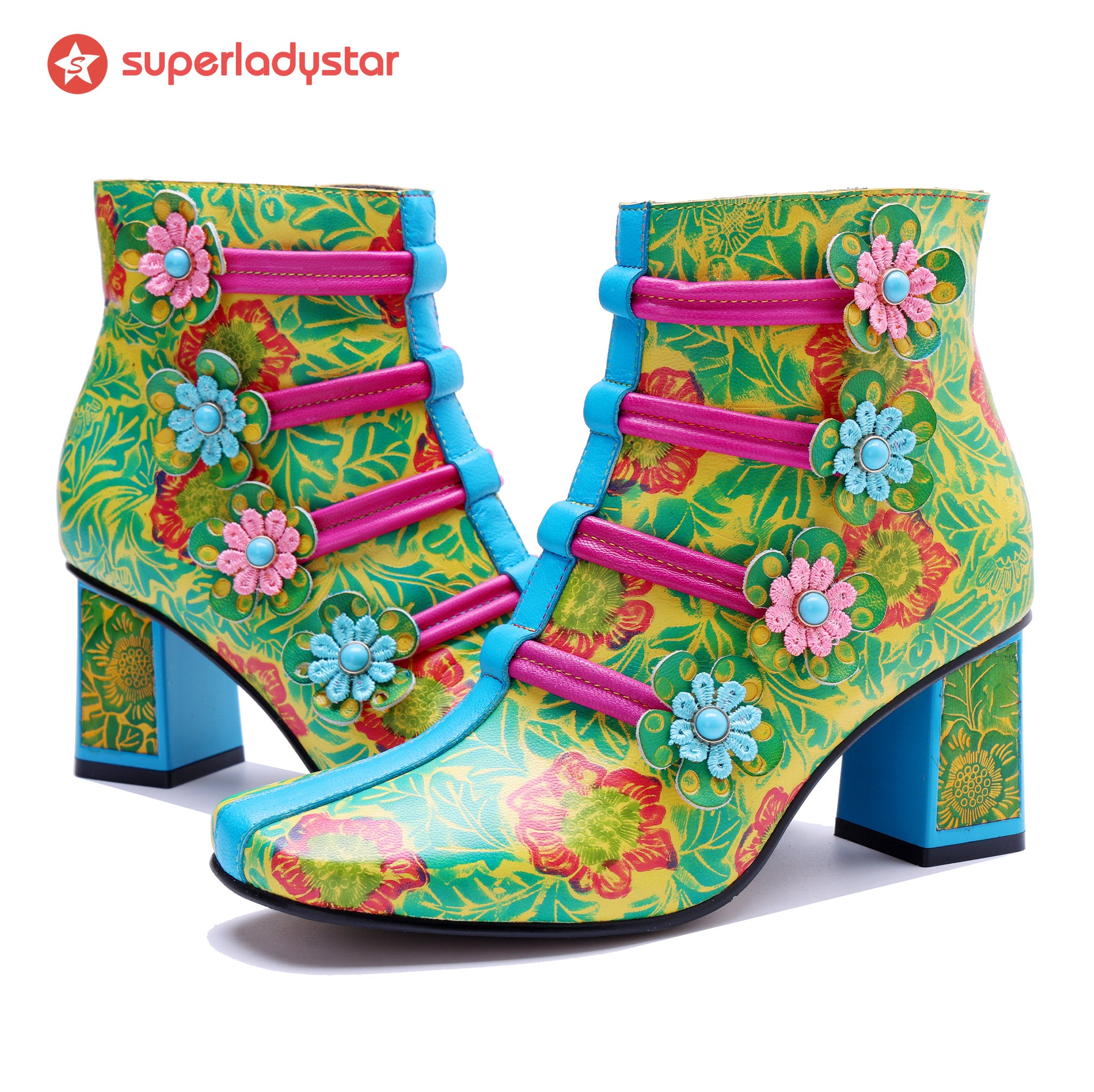 Boots de la cheville Fantasy Bloom