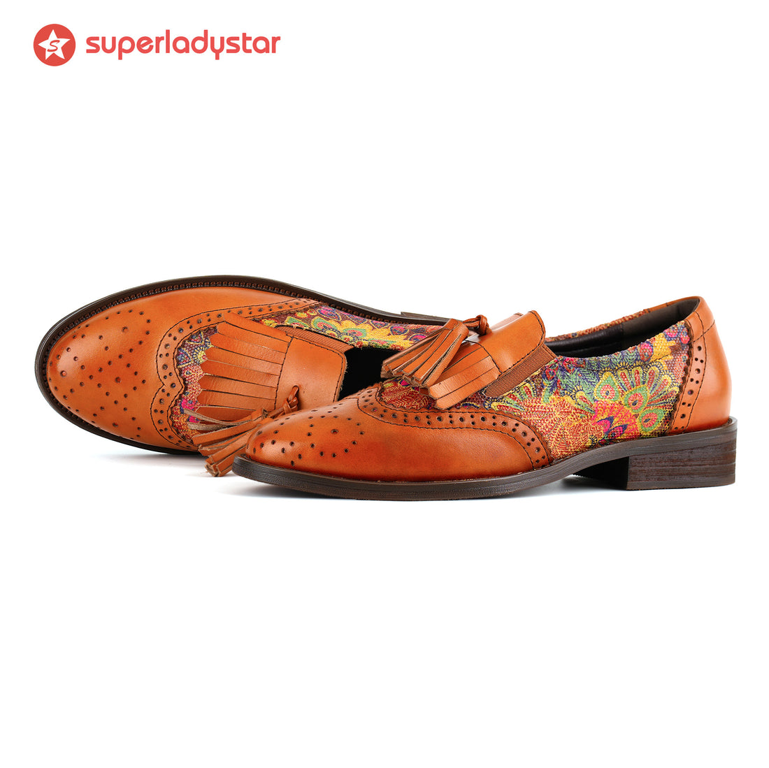 Sunset Flora Tassel Flat Shoes(Pre-order)