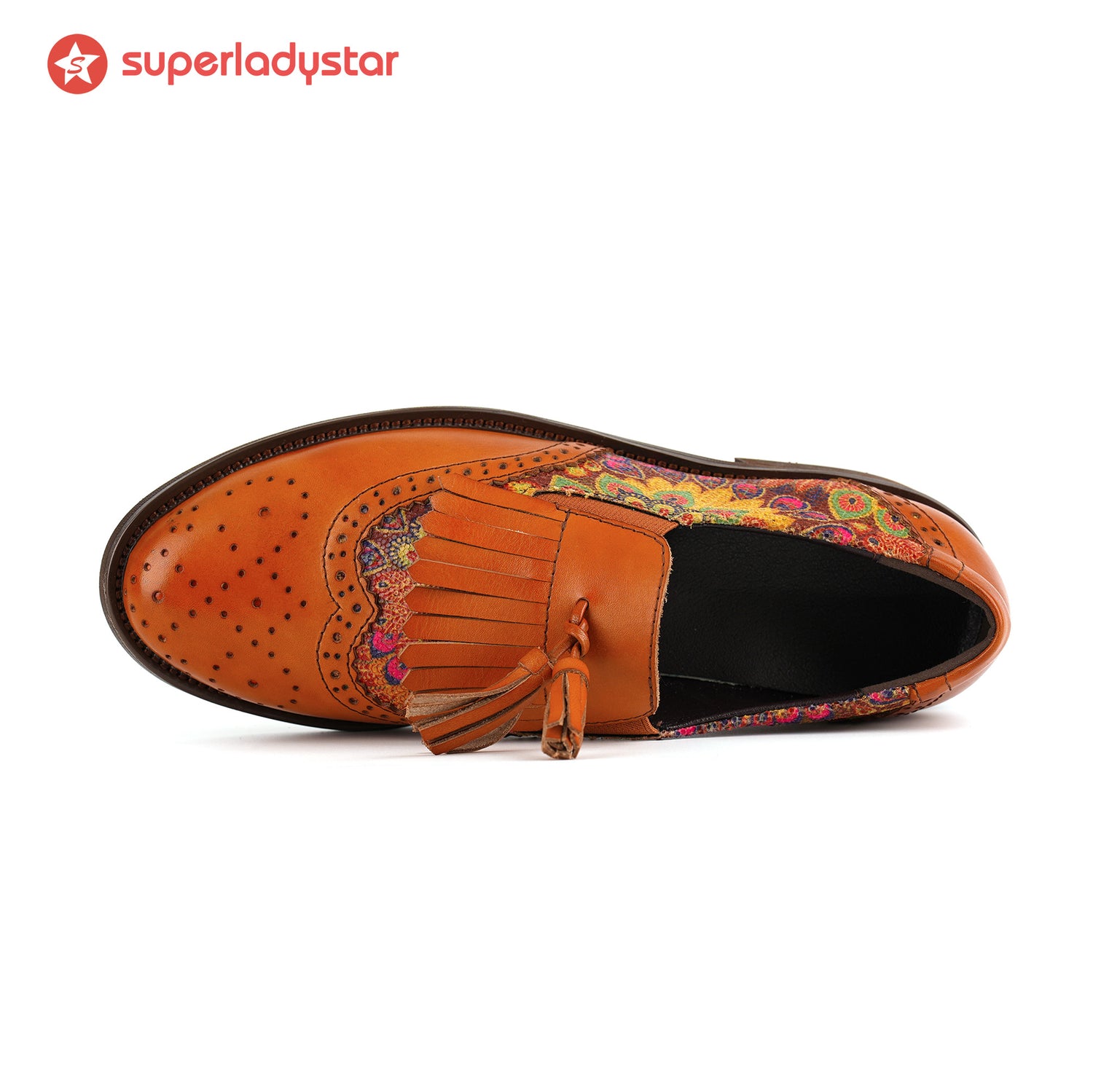 Sunset Flora Nappel Flat Shoes