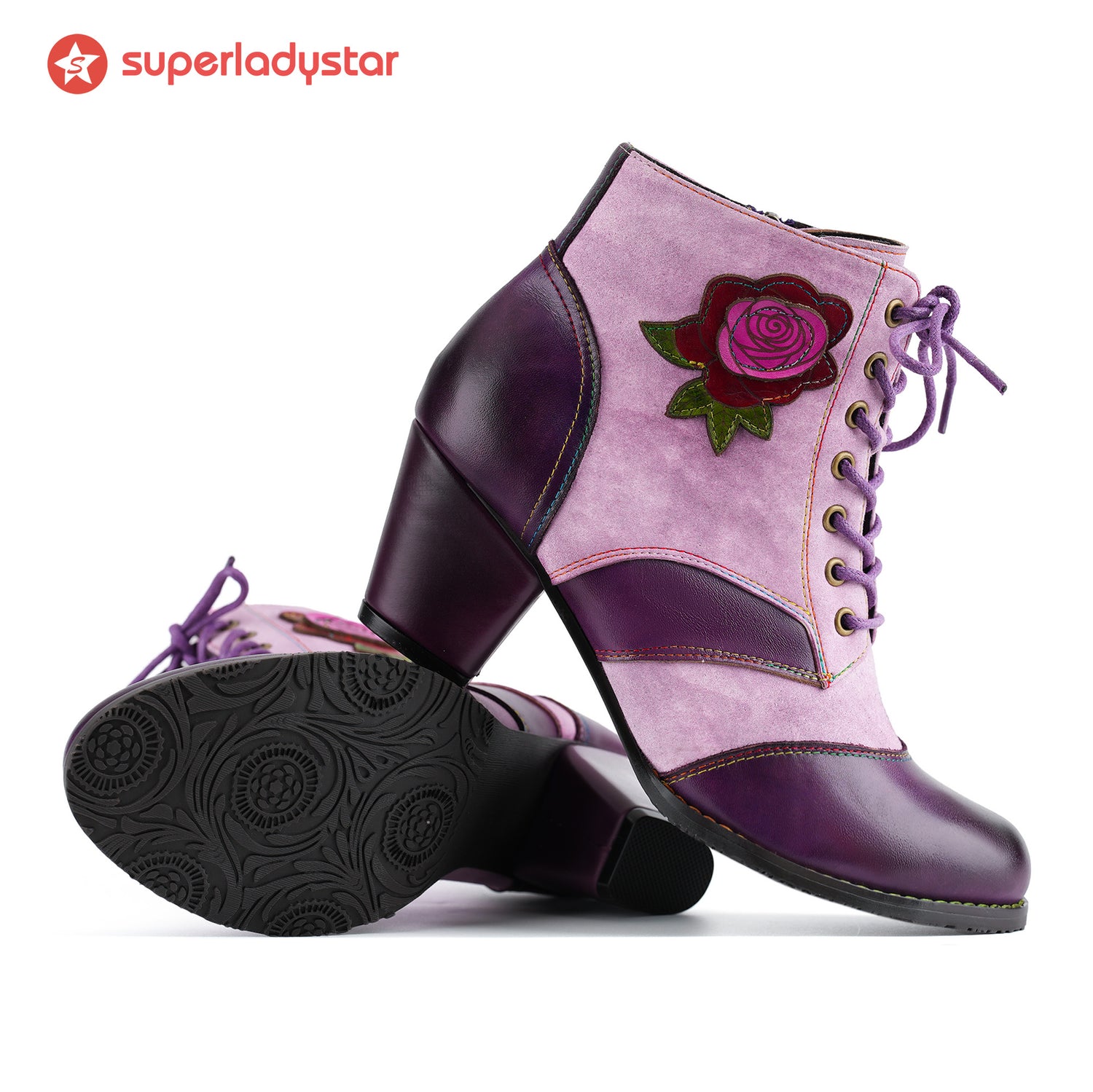 Violet Rose Ankle Boots