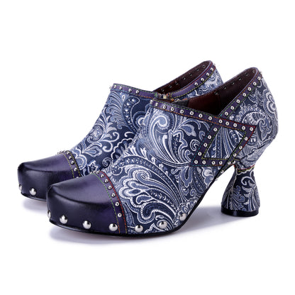 Indigo Grace Heeled Pumps