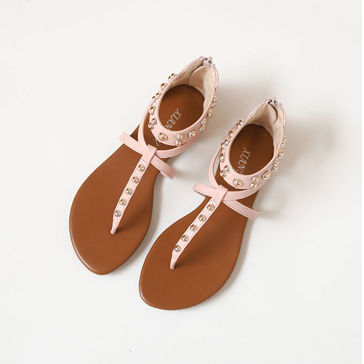 Beach Vacation Vintage Casual Fashion Roman Sandals