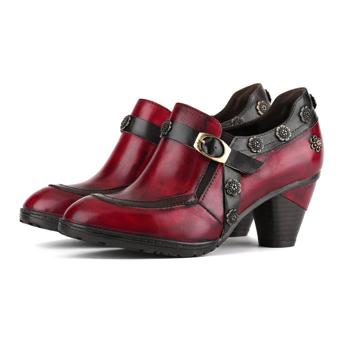 Vintage Elegant Heeled Pumps