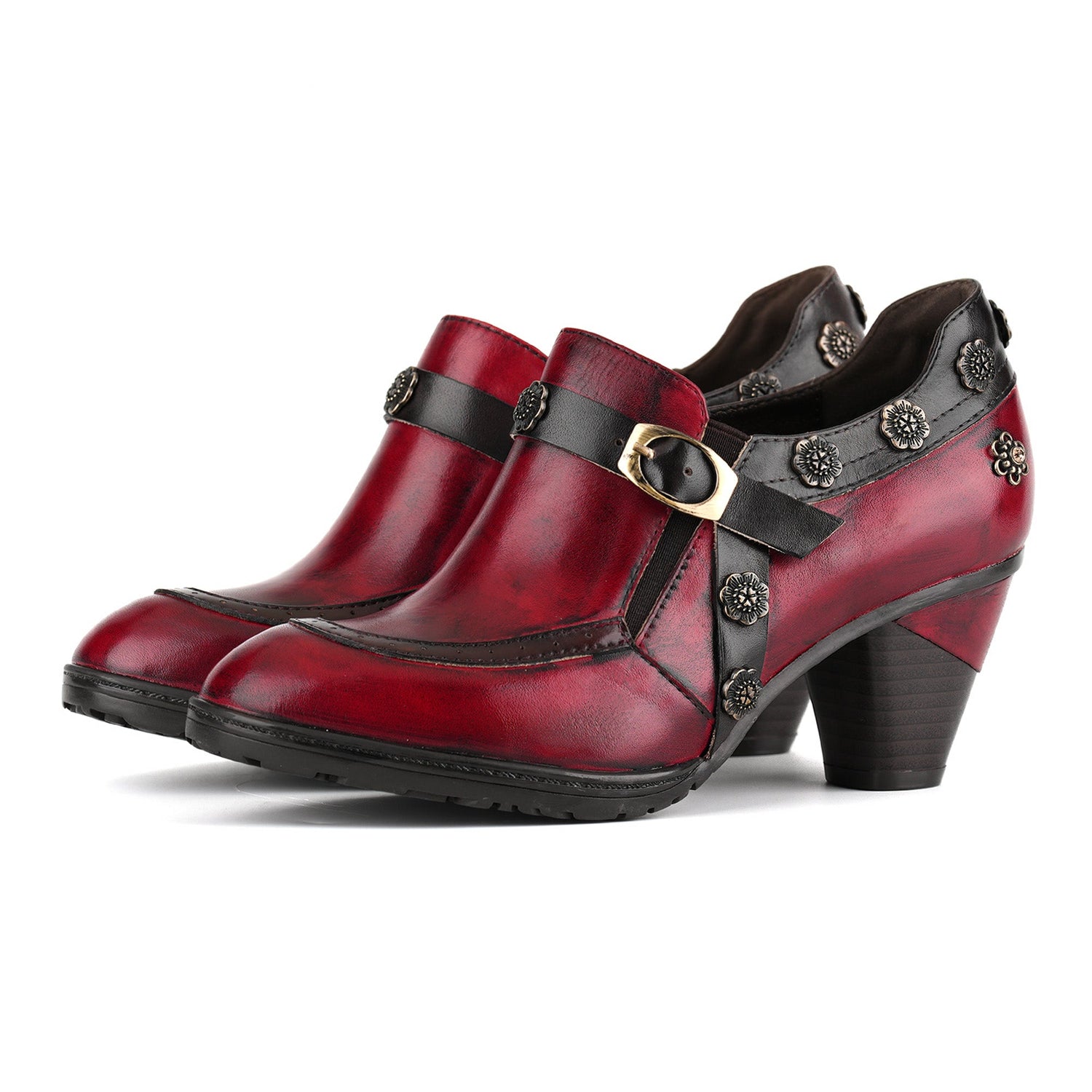 Vintage Elegant Heeled Pumps