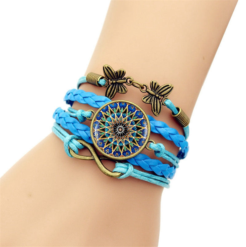 Bohème Bohemian Vintage Woven Butterfly Bracelet