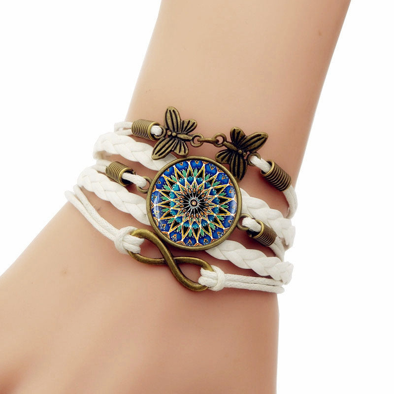 Bohemian Vintage Woven Butterfly Bracelet