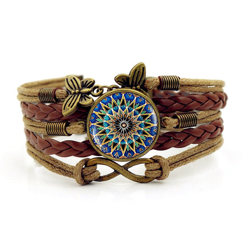 Bohème Bohemian Vintage Woven Butterfly Bracelet