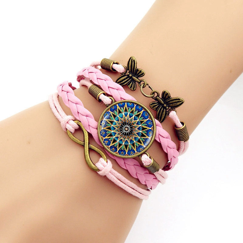 Bohème Bohemian Vintage Woven Butterfly Bracelet