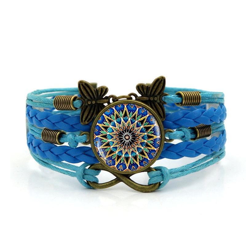 Bohemian Vintage Woven Butterfly Bracelet