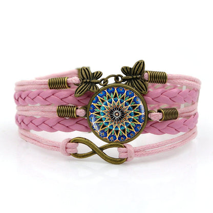 Bohème Bohemian Vintage Woven Butterfly Bracelet