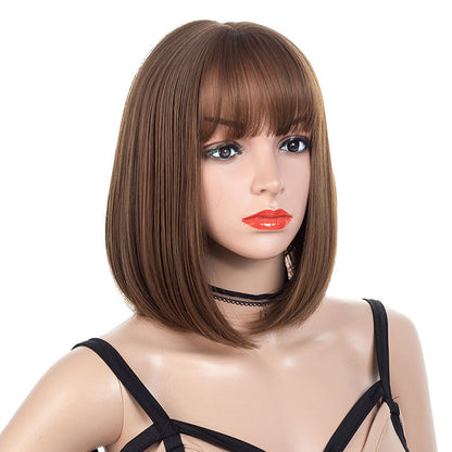 Fashionable Short Bob Curly Wig