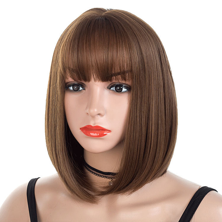 Fashionable Short Bob Curly Wig