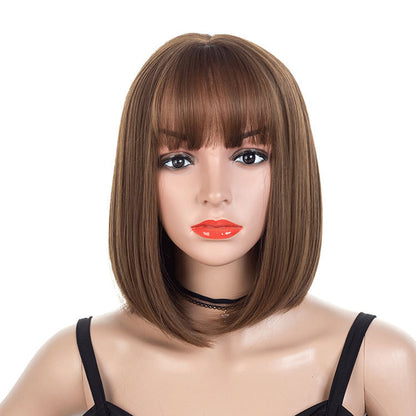 Fashionable Short Bob Curly Wig