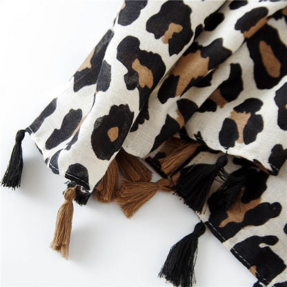 Classic Fashion Leopard Print Long Scarf