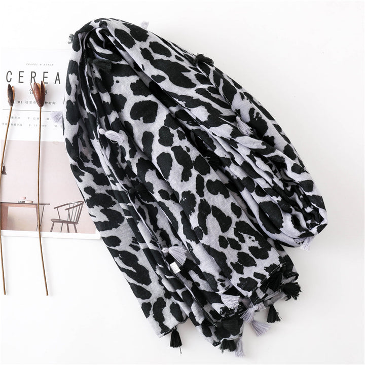 Classic Fashion Leopard Print Long Scarf