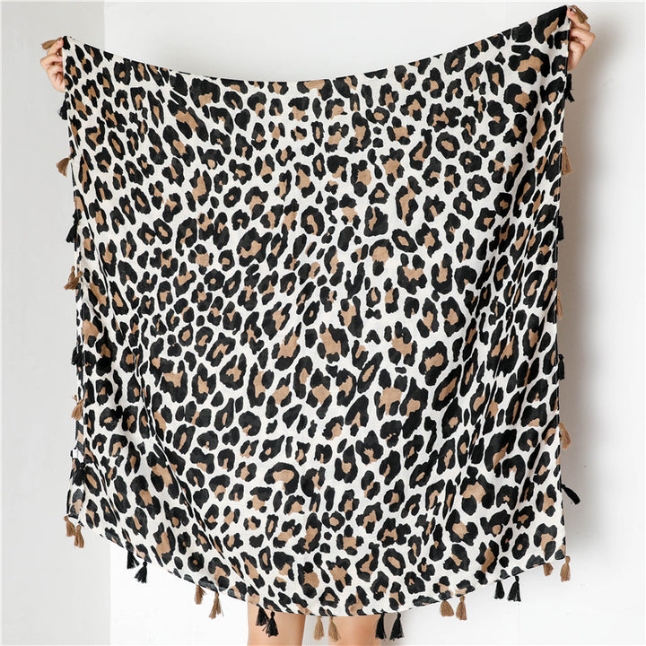 Classic Fashion Leopard Print Long Scarf