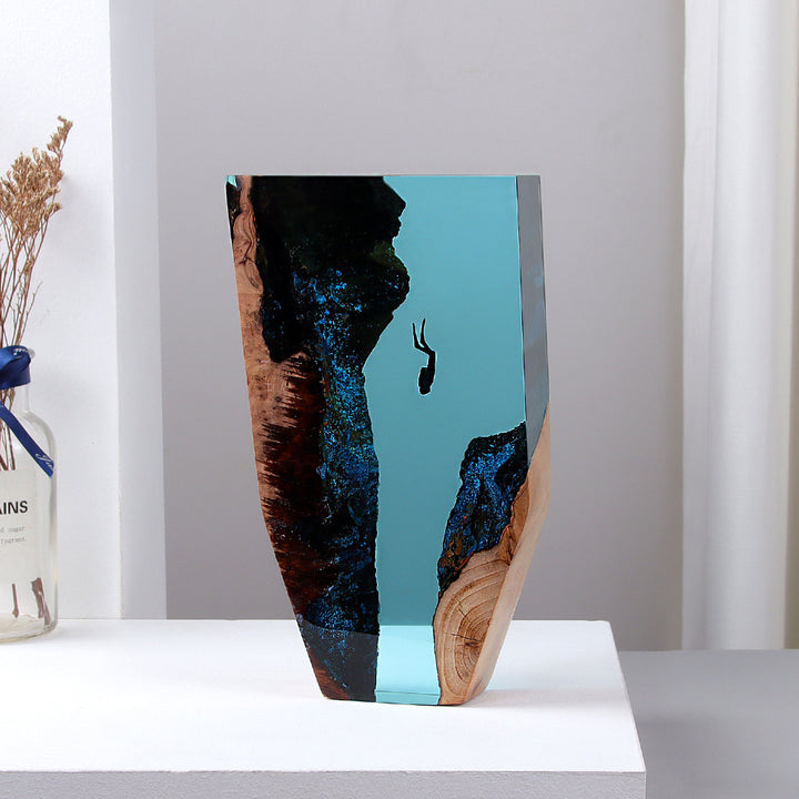 Home Soft Light Creative Ocean Art Resin Night Light
