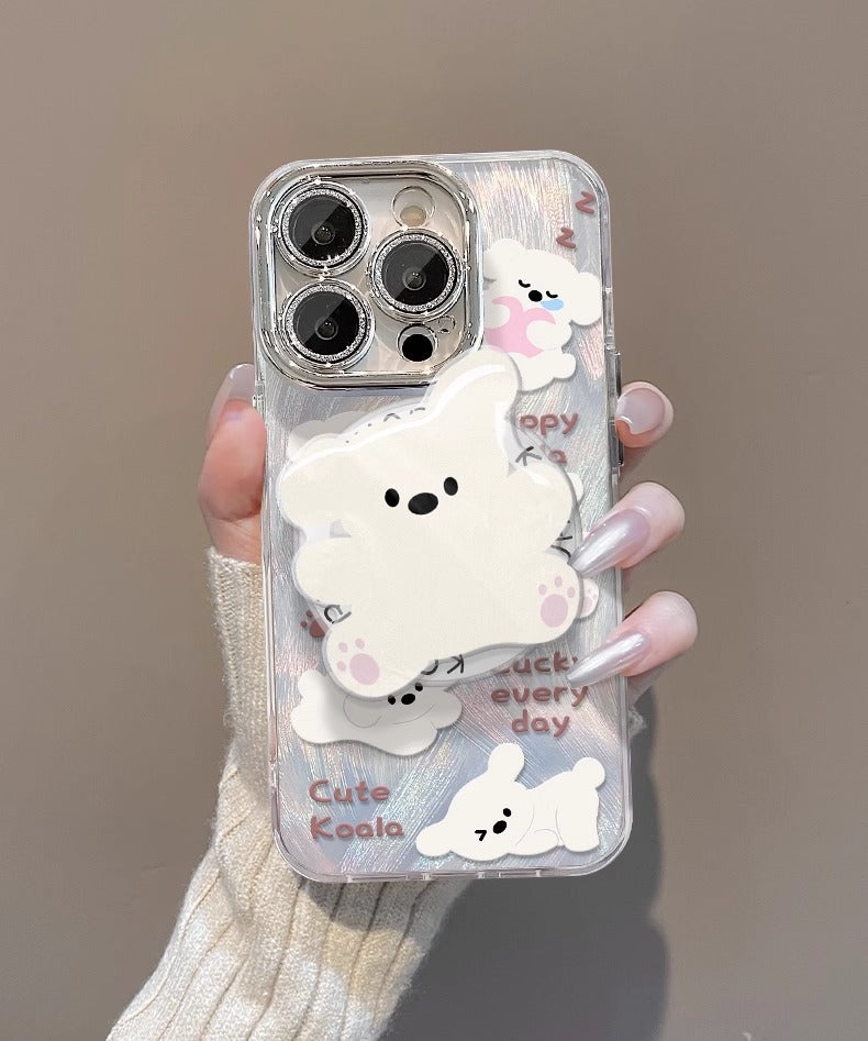 Cute Animal Magnetic Stand Phone Case