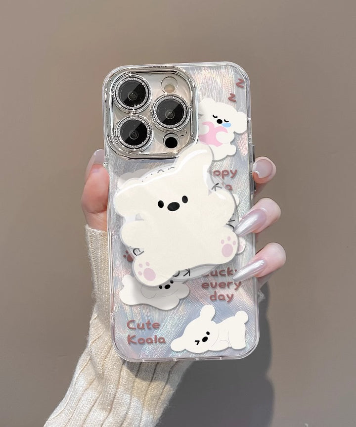 Cute Animal Magnetic Stand Phone Case