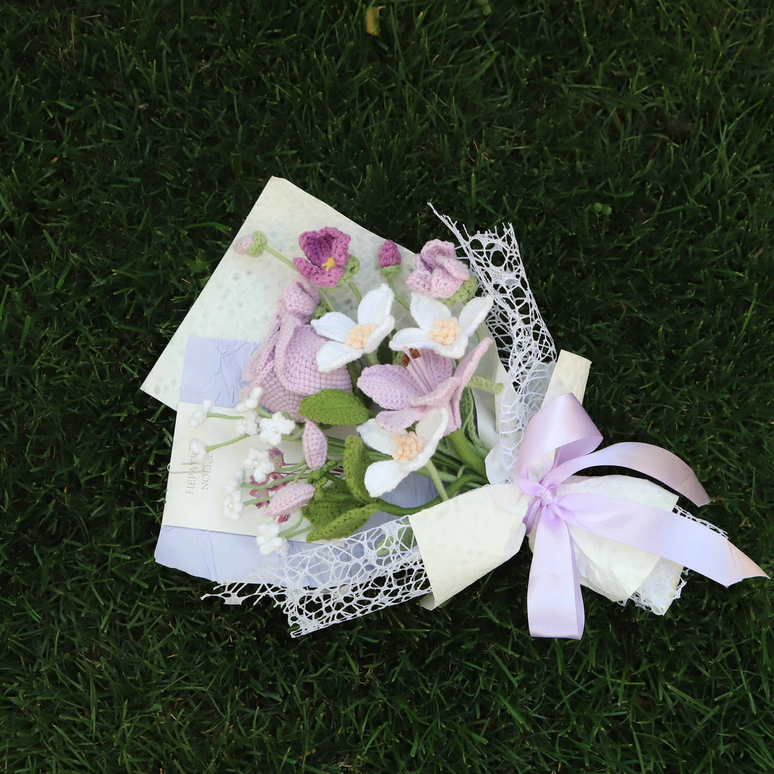 Handmade Rose Mixed Flower Bouquet