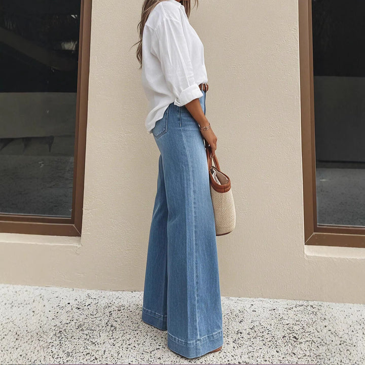 Relaxed Fit Vintage Wash Jeans