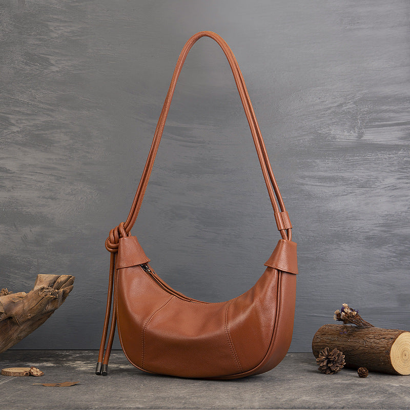 Genuine Leather Soft Cowhide Casual Shoulder Bag
