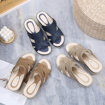 Comfortable Casual Wedge Heel Beach Sandals