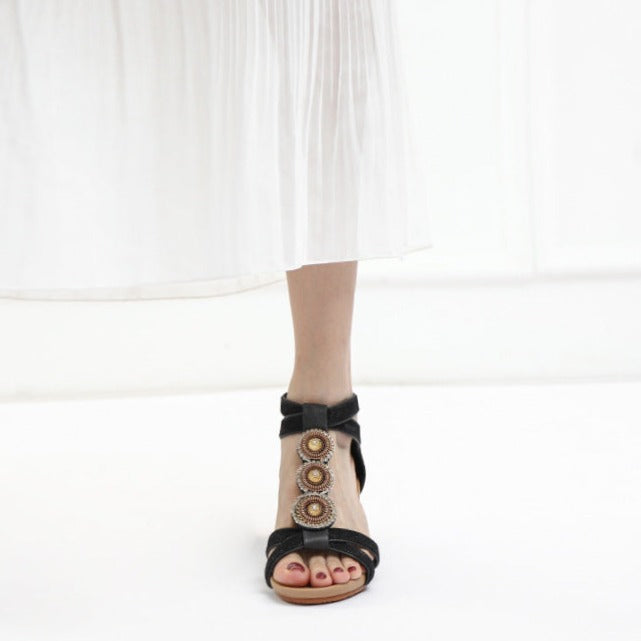 Beaded Fashion Casual Roman Sandals