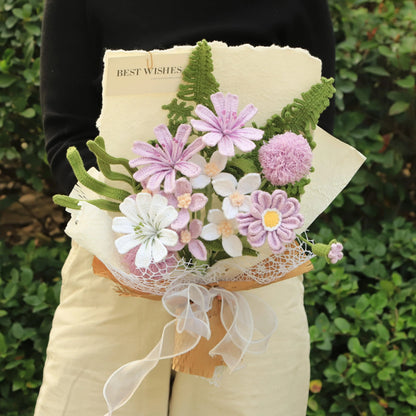 Handmade Knitted Flower Bouquet