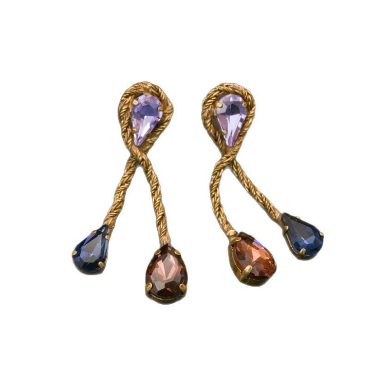Vintage Minimalist Teardrop Earrings