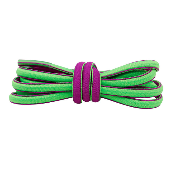 Creative Dual-Color Elastic Shoelaces