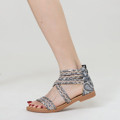 Roman Crisscross Bohemian Beach Sandals