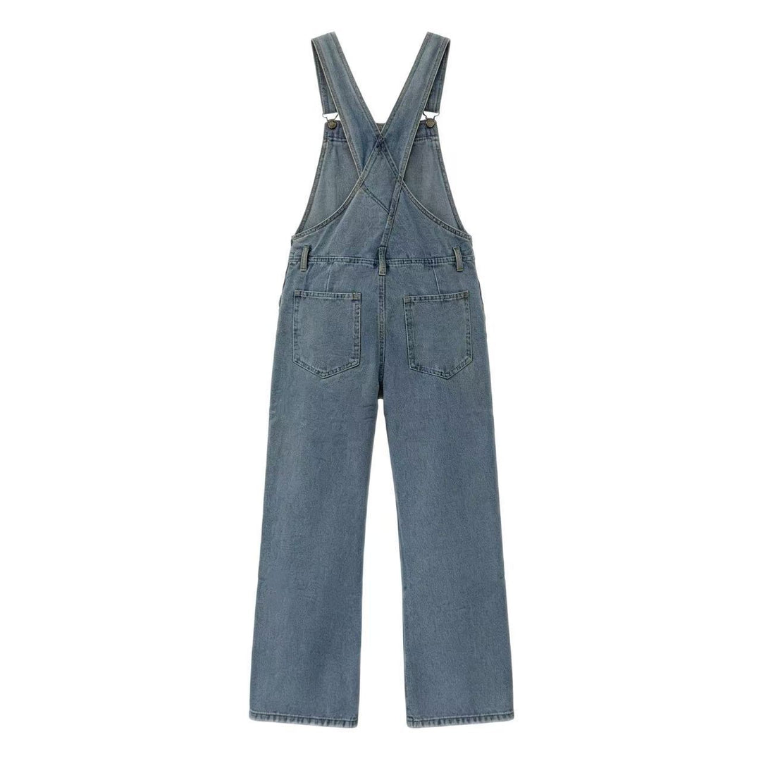 Lässige Denim-Overalls mit entspannter Passform
