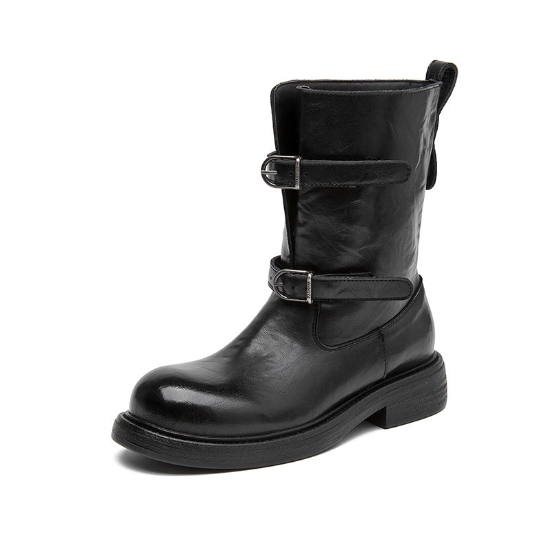 Handmade Classic Rider Mid-Calf Boots