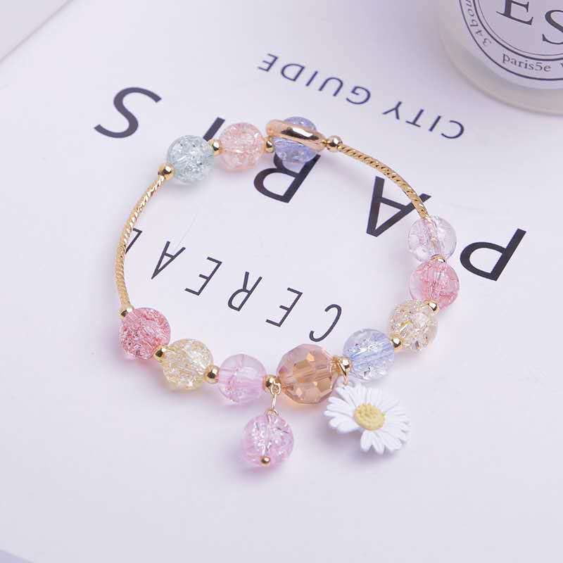 Colorful Simple Daisy Bracelet