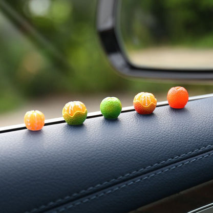 Fresh Tangerine Cute and Fun Car Interior Decoration