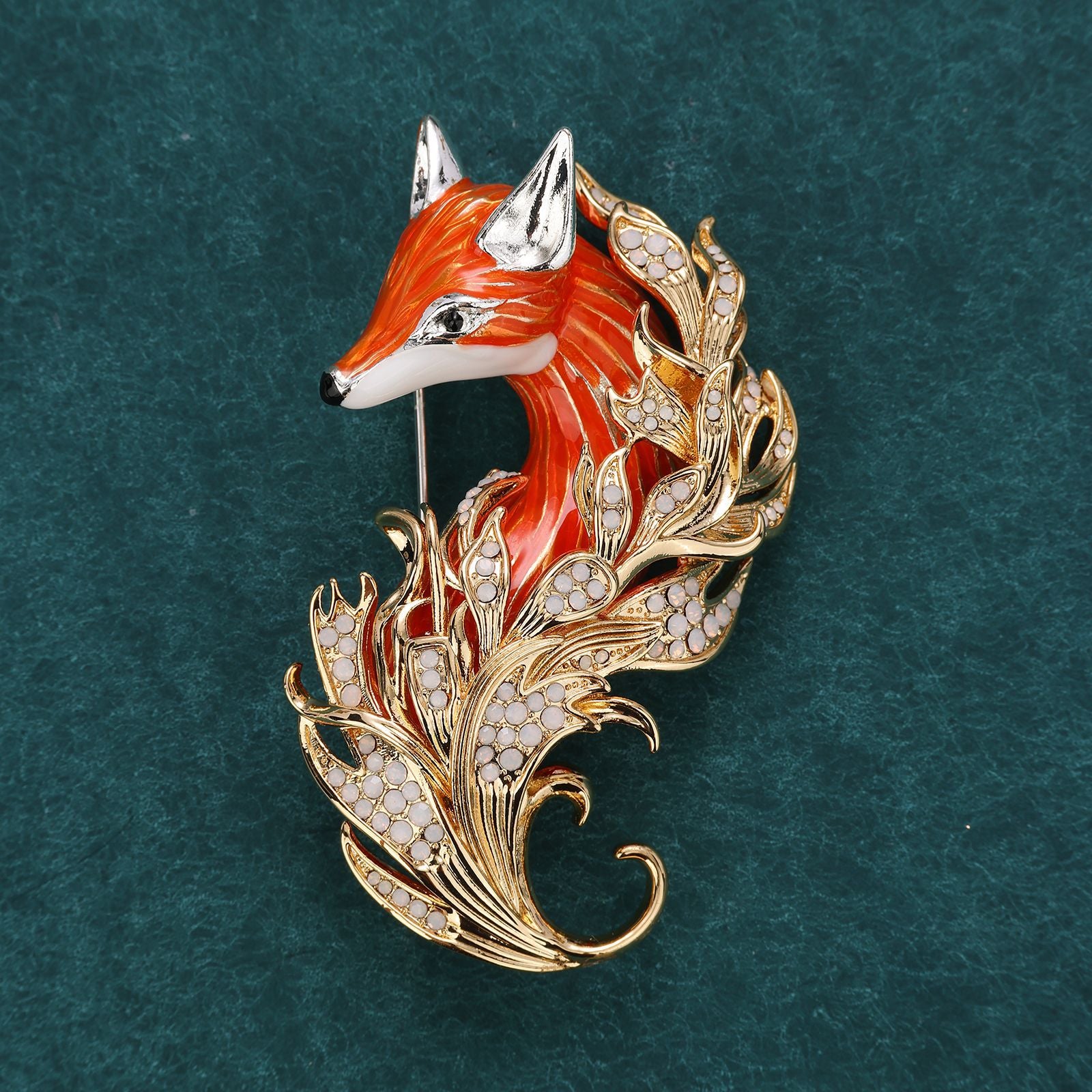 Fashionable Fox Brooch
