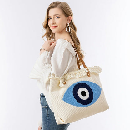 Bohemian Vintage Large Capacity Canvas Shoulder Bag