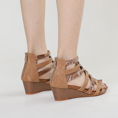 Sommer Römisch-viel-vielseitige Peep-Toe-Sandalen