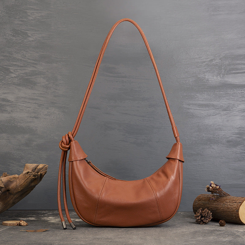 Genuine Leather Soft Cowhide Casual Shoulder Bag